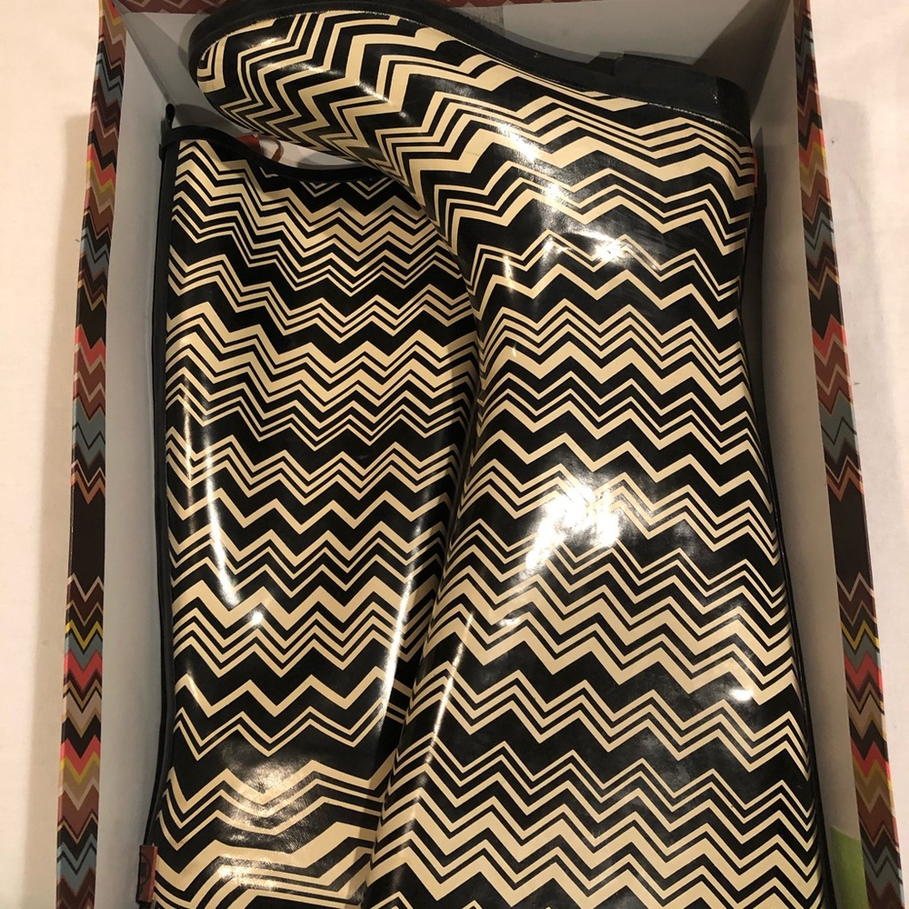 Missoni for Target Rainboots